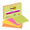 Blocco foglietti Super Sticky Meeting Notes - 6845-SSP - giallo e rosa neon - 203 x 152 mm - 45 fogli - conf. 4 pezzi - Post-it - 7100234637 - 51131849693 - DMwebShop