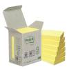 Blocco Notes Green - 653-1B - 38 x 51 mm - 100% riciclabile - giallo - 100 fogli - conf. 6 pezzi - Post-it - 7100172254 - 64220/A - DMwebShop