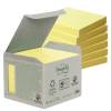 Blocco Notes Green - 654-1B - 76 x 76 mm - 100 fogli - riciclabile - giallo - conf. 6 pezzi - Post-it - 7100172252 - 4054596723139 - DMwebShop