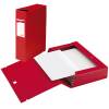 Scatola archivio Scatto dorso 8 cm 25 x 35 cm rosso - 5459