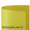 Cartoncino Bristol Color 70 x 100 cm 200 gr giallo sole 53 blister 10 fogli - 18579
