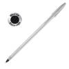 Penna a sfera Cristal Shine con capppuccio punta media 1 mm nero fusto silver - 18132