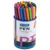 Pennarello fineliner Tratto Pen 0,5 mm colori assortiti barattolo 50 pezzi - 15474