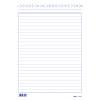 Schede in cartoncino rigate 21x15 cm verticale E3326BL - 19396