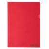 Cartelline a L - 22 x 30 cm - PE Bio-Based - liscio superior - rosso - conf. 25 pezzi - Favorit - 400182395 - 8006779049969 - DMwebShop