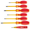 Cacciaviti isolati 1000 V - con cercafase - misure assortite - conf. 7 pezzi - Valex - 1463639 - 8004878693113 - DMwebShop