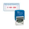 Timbro S260/L3 Datario + REGISTRATO - 4 mm - autoinchiostrante - bicolore - Colop - S260L3.BLS - 9004362301769 - DMwebShop