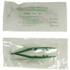 Pinzetta sterile monouso 10 cm verde - 674