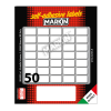 Etichetta adesiva permanente rettangolare - 20 x 12 mm - 50 etich. per foglio - 10 fogli per busta - bianco - conf. 25 pezzi Markin - X10014 - 8007047035783 - DMwebShop