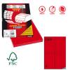 Etichetta adesiva C519 - permanente - 105 x 148,5 mm - 4 etichette per foglio - rosso - scatola 100 fogli A4 - Markin - X210C519RO - 8007047023148 - DMwebShop