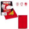 Etichetta adesiva C519 - permanente - 105 x 148,5 mm - 4 etichette per foglio - rosso - scatola 100 fogli A4 - Markin - X210C519RO - 8007047023148 - DMwebShop