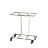 Carrello mobile Triflux 83,3x36x90 cm con ruote 3 portasacco da 100 lt - 8844 Carrello mobile Triflux 83,3x36x90 cm con ruote 3 portasacco da 100 lt - 8844