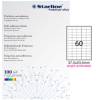 Etichetta adesiva permanente 37,5 x 23,5 mm angoli tondi 60 etichette per foglio bianco conf 100 fogli A4 Starline X210ODA402 - 2272 Etichetta adesiva permanente 37,5 x 23,5 mm angoli tondi 60 etichette per foglio bianco conf 100 fogli A4 Starline X210ODA402 - 2272