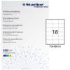 Etichetta adesiva - carta - permanente - 70 x 48 mm - 18 etichette per foglio - bianco - conf. 100 fogli A4 - Starline - X210ODC517 - 8025133013750 - DMwebShop Etichetta adesiva - carta - permanente - 70 x 48 mm - 18 etichette per foglio - bianco - conf. 100 fogli A4 - Starline - X210ODC517 - 8025133013750 - DMwebShop