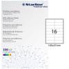 Etichetta adesiva - permanente - 105 x 37 mm - 16 etichette per foglio - bianco - conf. 100 fogli A4 - Starline - X210ODC511 - 8025133013774 - DMwebShop Etichetta adesiva - permanente - 105 x 37 mm - 16 etichette per foglio - bianco - conf. 100 fogli A4 - Starline - X210ODC511 - 8025133013774 - DMwebShop