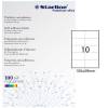 Etichetta adesiva - carta - permanente - 105 x 59 mm - 10 etichette per foglio - bianco - conf. 100 fogli A4 - Starline - X210ODC507 - 8025133013804 - DMwebShop