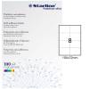 Etichetta adesiva - carta - permanente - 105 x 72 mm - 8 etichette per foglio - bianco - conf. 100 fogli - A4 - Starline - X210ODC502 - 8025133013828 - DMwebShop