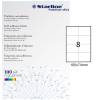 Etichetta adesiva - carta - permanente - 105 x 74 mm - 8 etichette per foglio - bianco - conf. 100 fogli - A4 - Starline - X210ODC512 - 8025133013835 - DMwebShop