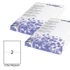 Etichetta adesiva - carta - permanente - 210 x 148,5 mm - 2 etichette per foglio - bianco - conf. 100 fogli A4 - Starline - X210ODC509 - 8025133013910 - DMwebShop