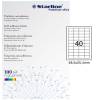 Etichetta adesiva - in carta - permanente - 48,5 x 25,4 mm - 40 etichette per foglio - bianco - conf. 100 fogli A4 - Starline - X210ODC553 - 8025133024459 - DMwebShop