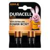 Pila Mini Stilo AAA PLUS POWERBOOST MN2400 blister 4 pezzi Duracell DU0203 - 1491