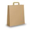 Shopper maniglie piattina 22 x 10 x 29 cm carta kraft avana conf. 25 pezzi - 031298 - 8029307031298 - DMwebShop