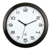 Orologio da parete Hornew - Ø 30 cm - nero - Alba - HORNEW-N - 3129710013944 - DMwebShop