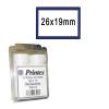 Rotolo da 600 etichette per Z 17 - 26 x 19 mm - adesivo permanente - bianco - cornice blu - nero - pack 10 rotoli - Printex - B10/2619BPSTBB - 8034049910831 - DMwebShop