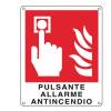 Cartello segnalatore - 12 x 14,5 cm - PULSANTE ALLARME ANTINCENDIO - alluminio - Cartelli Segnalatori - E20174K - 8769182017443 - DMwebShop