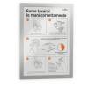 Cornice magnetica Duraframe A5,15 x 21 cm silver - 9477