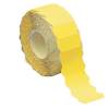 Etichetta a onda permanente 26 x 12 mm giallo fluo rotolo da 1500 etichette - 9071