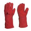 Guanti per saldatori CA515R pelle crosta di bovino taglia 10 rosso - 11183