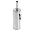 Portascopino WC Basic da muro acciaio inox diametro 9,8 cm altezza 38 cm silver Medial 101802 - 9251 Portascopino WC Basic da muro acciaio inox diametro 9,8 cm altezza 38 cm silver Medial 101802 - 9251