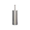 Portascopino WC Basic da terra acciaio inox diametro 9,8 cm altezza 38 cm silver Medial 101800 - 9244