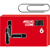 Fermagli zincati - lunghezza 57 mm - n. 6 - conf. 100 pezzi - Molho Leone - 21106 - 8002057211066 - DMwebShop