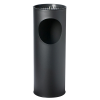 Gettacarte-posacenere - 17 lt - Ø 24,3 cm - altezza 66,5 cm - nero - Stilcasa - 584-N - 8033630015917 - DMwebShop