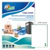 Etichetta in poliestere LP4P - laser - permanente - 210 x 297 mm - 1 etichetta per foglio - bianco - conf. 70 fogli A4 - Tico - LP4P-210297 - 8007827192217 - DMwebShop