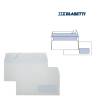 Busta Eco Strip Laser FSC con finestra adatta a stampa laser 11 x 23 cm 90 gr bianco - 13062