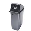 Contenitore Office 60 Lt con coperchio push per rifiuto secco 33x46x79 cm - 12855 Contenitore Office 60 Lt con coperchio push per rifiuto secco 33x46x79 cm - 12855