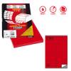 Etichette adesive C 501 in carta permanenti 105 x 36 mm 100 fogli rosso - 12635