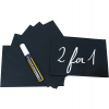 Targhette -15 x 21 cm - A5 - nero - set 10 pezzi - Securit - TAG-A5-WT - 8718226491435 - DMwebShop