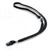 Cordoncino per portabadge 44 x 1 cm tessuto nero - 13655 Cordoncino per portabadge 44 x 1 cm tessuto nero - 13655