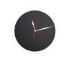 Lavagna da parete Silhouette diametro 29 cm forma orologio nero - 17952