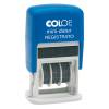 Timbro Mini Dater Datario e REGISTRATO 4 mm autoinchiostrante - 13755