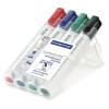 Pennarelli Lumocolor whiteboard 351 - tratto 2 mm - colori assortiti - conf. 4 pezzi - Staedtler - 351WP4 - 4007817314302 - DMwebShop