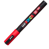 Marcatore a base d'acqua Uni Posca PC3M - punta fine - 0,9 - 1,3 mm - rosso - Uni Mitsubishi - M PC3M R - 8007404080425 - DMwebShop