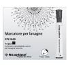 Marcatore per lavagne cancellabili - punta tonda - 2 mm - nero - conf. 12 pezzi - Starline - STL1649. - 8025133021052 - DMwebShop