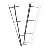 Pettini Velobind - 4 denti - 45 mm - blu - conf. 25 pezzi - GBC - A9741636 - 80509416366 - DMwebShop