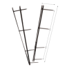 Pettini Velobind - 4 denti - 45 mm - blu - conf. 25 pezzi - GBC - A9741636 - 80509416366 - DMwebShop