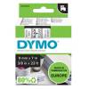 Nastro D1 409100 - 9 mm x 7 mt - nero-trasparente - Dymo - S0720670 - 5411313409100 - DMwebShop